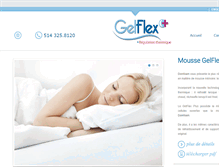 Tablet Screenshot of gelflexplus.com